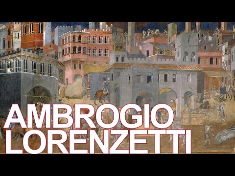 Ambrogio Lorenzetti Artworks Gothic Art  Western Medieval Art