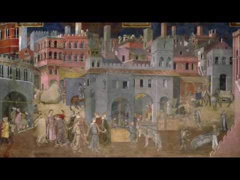 Ambrogio Lorenzetti Palazzo Pubblico frescos Allegory and effect of good and bad government