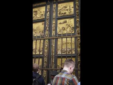 Pisano39s door of the Baptistery Florence Italy