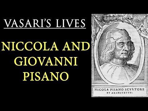 Nicolla and Giovanni Pisani  Vasari Lives of the Artists