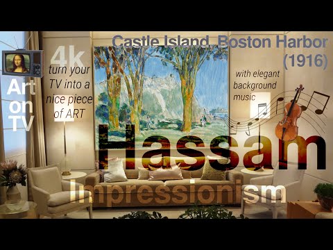 Childe Hassam Impressionism art inventory Framed art for your tv Art and music 4k painting