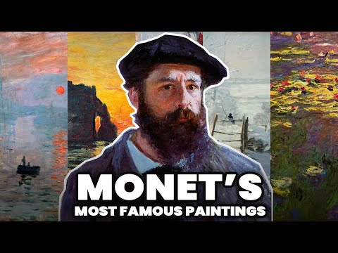 Monet39s Most Famous Paintings  Claude Monet Paintings Documentary 