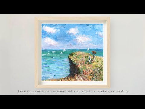 How to Paint Like Claude Monet  Impressionist Landscape  Acrylic