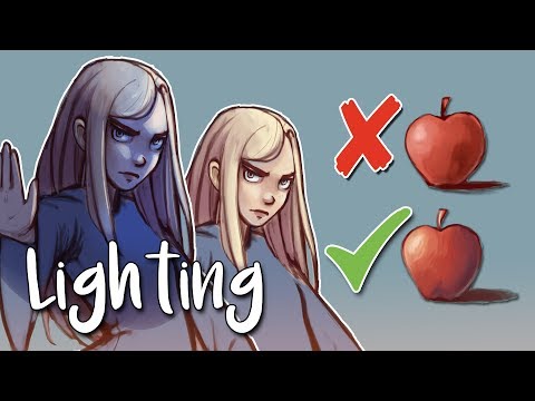 Basic Lighting amp Colour Theory  Tips on How to Shade