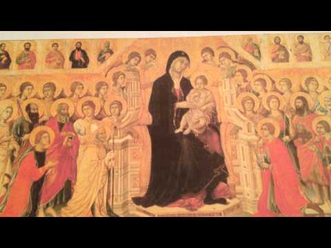 Renaissance Tour The Madonna Enthroned by Duccio