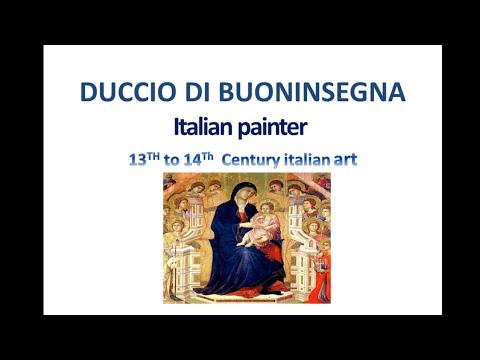 Duccio Di Buoninsegna Autobiography