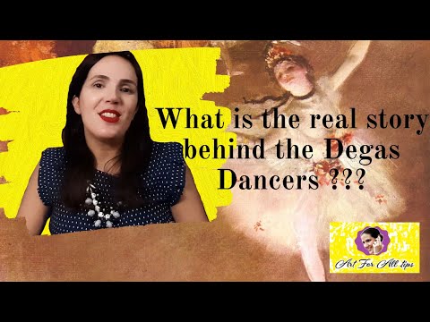 What is the real story behind the Degas Dancers  EdgarDegas Ballerinas