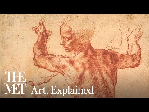 Deconstructing Michelangelo39s process from a Sistine Chapel study  Art Explained