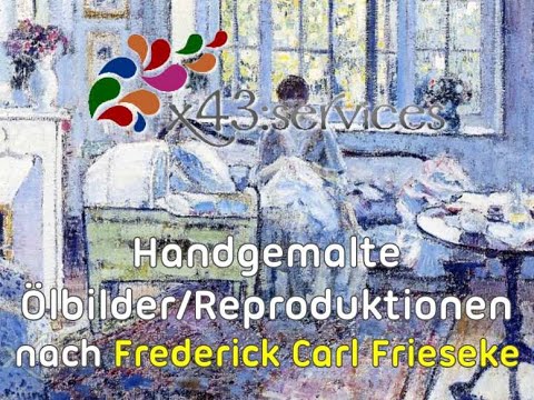 Frederick Carl Frieseke  gallery of oil paintings reproductions  lbildReproduktionen  x43