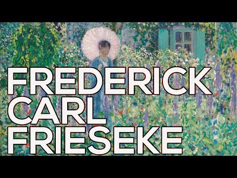 Frederick Carl Frieseke A collection of 185 paintings HD
