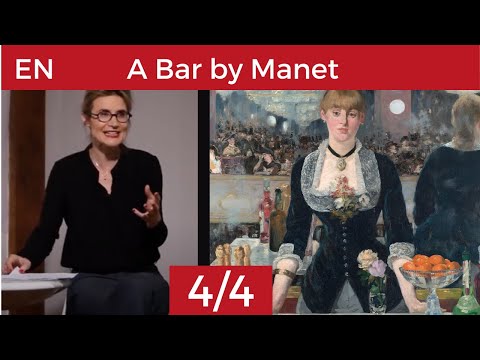 A Bar at the Folies Bergre by Manet