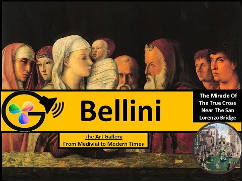 GENTILE BELLINI  THE MIRACLE OF THE TRUE CROSS NEAR THE SAN LORENZO BRIDGE
