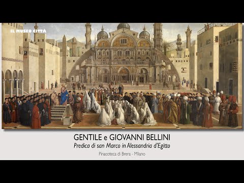 GENTILE e GIOVANNI BELLINI Predica di san Marco in Alessandria dEgitto Pinacoteca di Brera