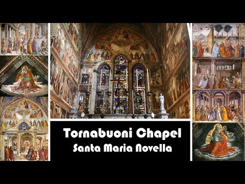 The stunning Tornabuoni Chapel 14851490 in Florence by Domenico Ghirlandaio