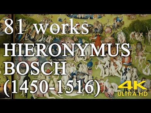 Hieronymus Bosch  Deep insight into humanity39s desires and deepest fears  painting collection  4K