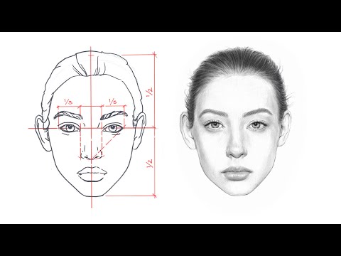 HOW TO DRAW A FACE Face Proportions