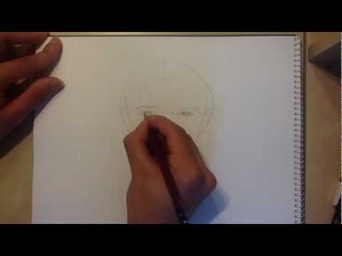 Drawing A Face In Proportion Part 1  How to draw a face step by step tutorial