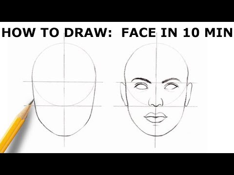 HOW TO DRAW FACE  Basic Proportion