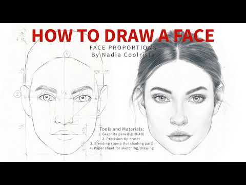 HOW TO DRAW A FACE Face Proportions by Nadia Coolrista