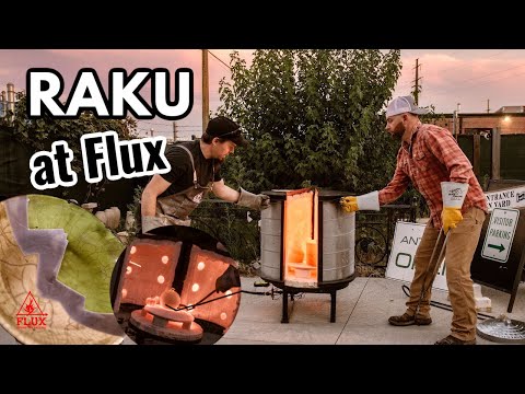 HOW TO RAKU FIRE POTTERY  FLUX STUDIO  COME RAKU WITH US