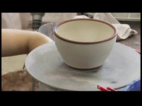 How to Glaze Pottery  Decorating Clay Pottery Banding