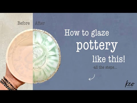 How to glaze pottery   a step by step glazing pottery guide for beginners   tips amp tricks