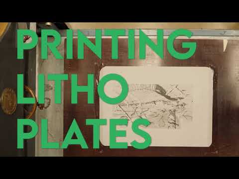 Printing a Litho Plate