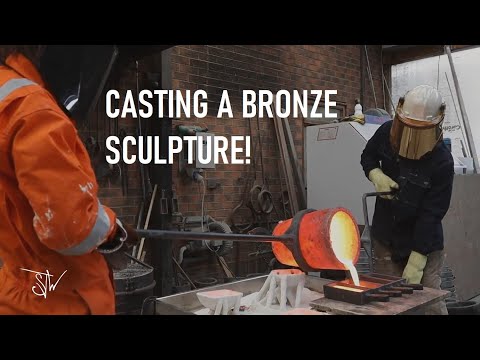 Casting a Bronze Sculpture