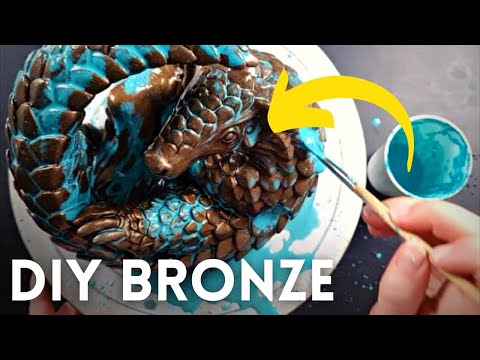 How To Paint REALISTIC Bronze Effect