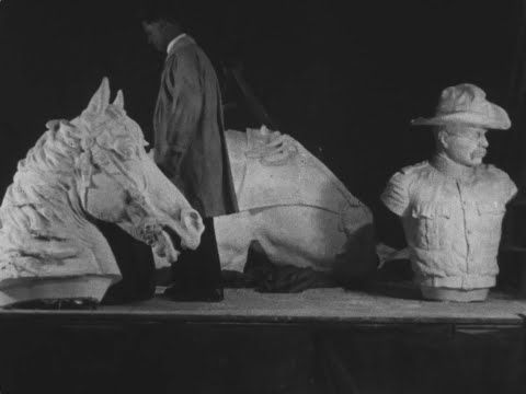 The Making of a Bronze Statue 1922  From the Vaults