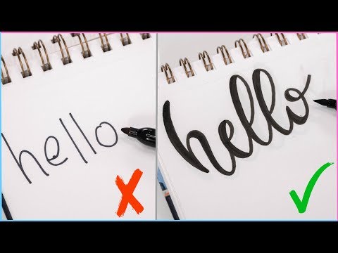 How To Calligraphy amp Hand Lettering for Beginners Easy Ways to Change Up Your Writing Style