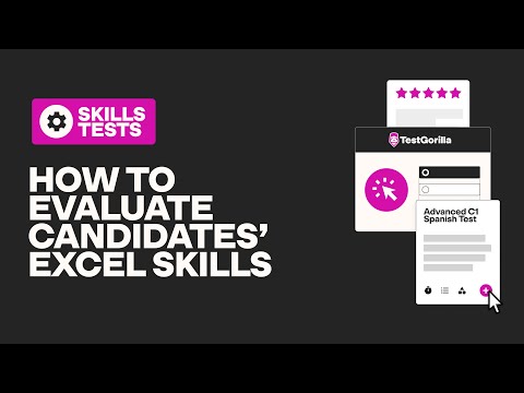 Hire the best with TestGorilla39s Microsoft Excel test