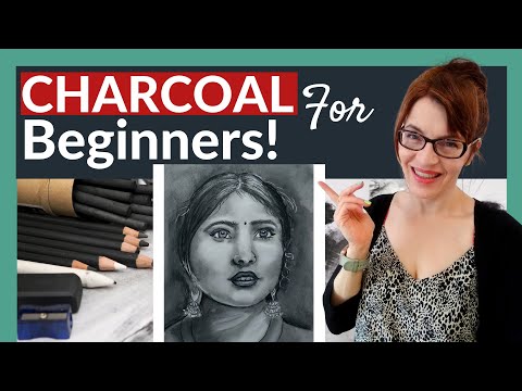How To Draw Basics Of Charcoal Drawing For Beginners