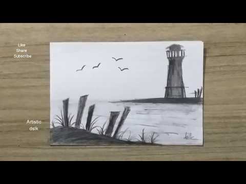 Easy Charcoal Drawing for beginners