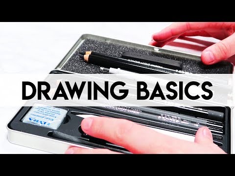 HOW TO DRAW WITH CHARCOAL  Materials amp Basic Techniques