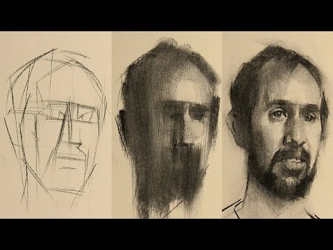 How To Draw A Charcoal Portrait From Life