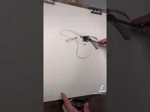 60 second charcoal drawing
