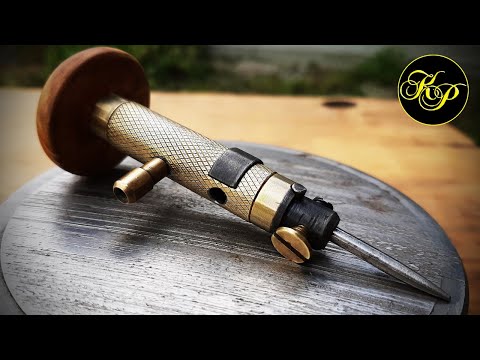How to make pneumatic engraving machine from a mechanical center punch