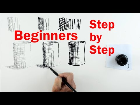 Pen and Ink Beginners PART 1 Drawing with Lines