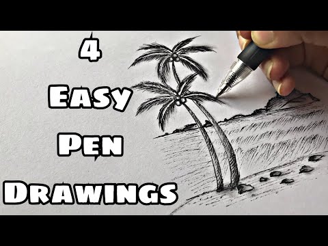 Easy Pen Drawings  Learn Pen and Ink Sketches