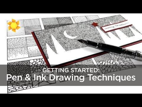 Getting Started Pens Ink Drawing Techniques