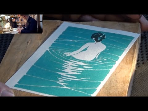 Woodblock Print  start to finish in real time
