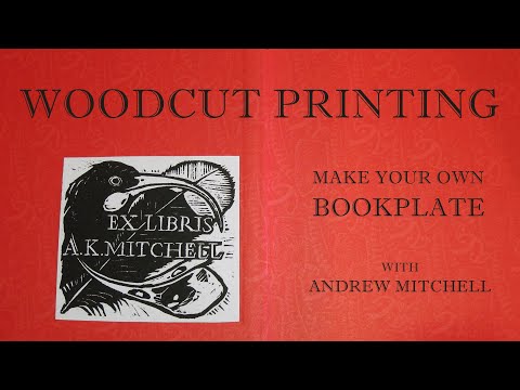 Woodcut Printing  Make your own Bookplate