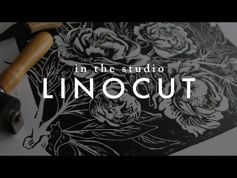 Linocut Printmaking Process  In the Studio