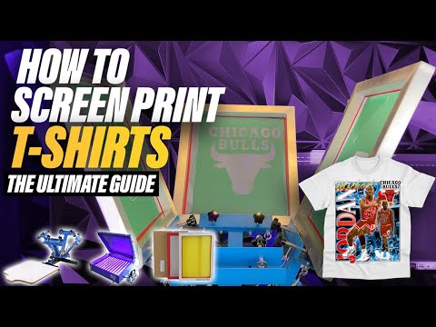 How To Screen Print TShirts Screen Printing For Beginners The ULTIMATE Guide