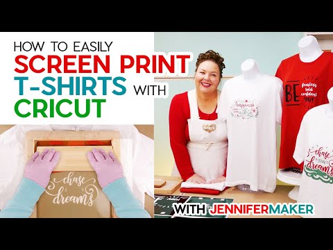 How to Screen Print a Shirt with Cricut  Full Process from Start to Finish