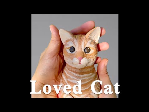 Turn my loved cat into Clay   Part 1 Short  Clay Art  Clay Sculpture