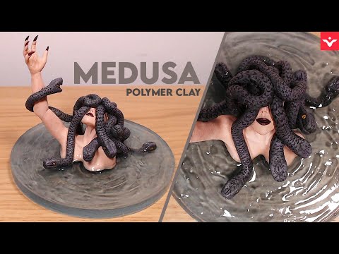 How to make MEDUSA with clay