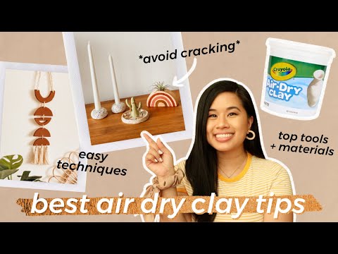 BEST DIY AIR DRY CLAY HACKS TIPS TRICKS and TECHNIQUES  How To Ring Dish Tutorial