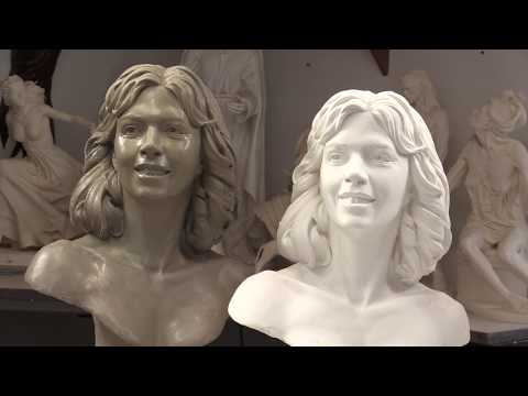 Sculpting a Portrait Making a Mold and a Cast
